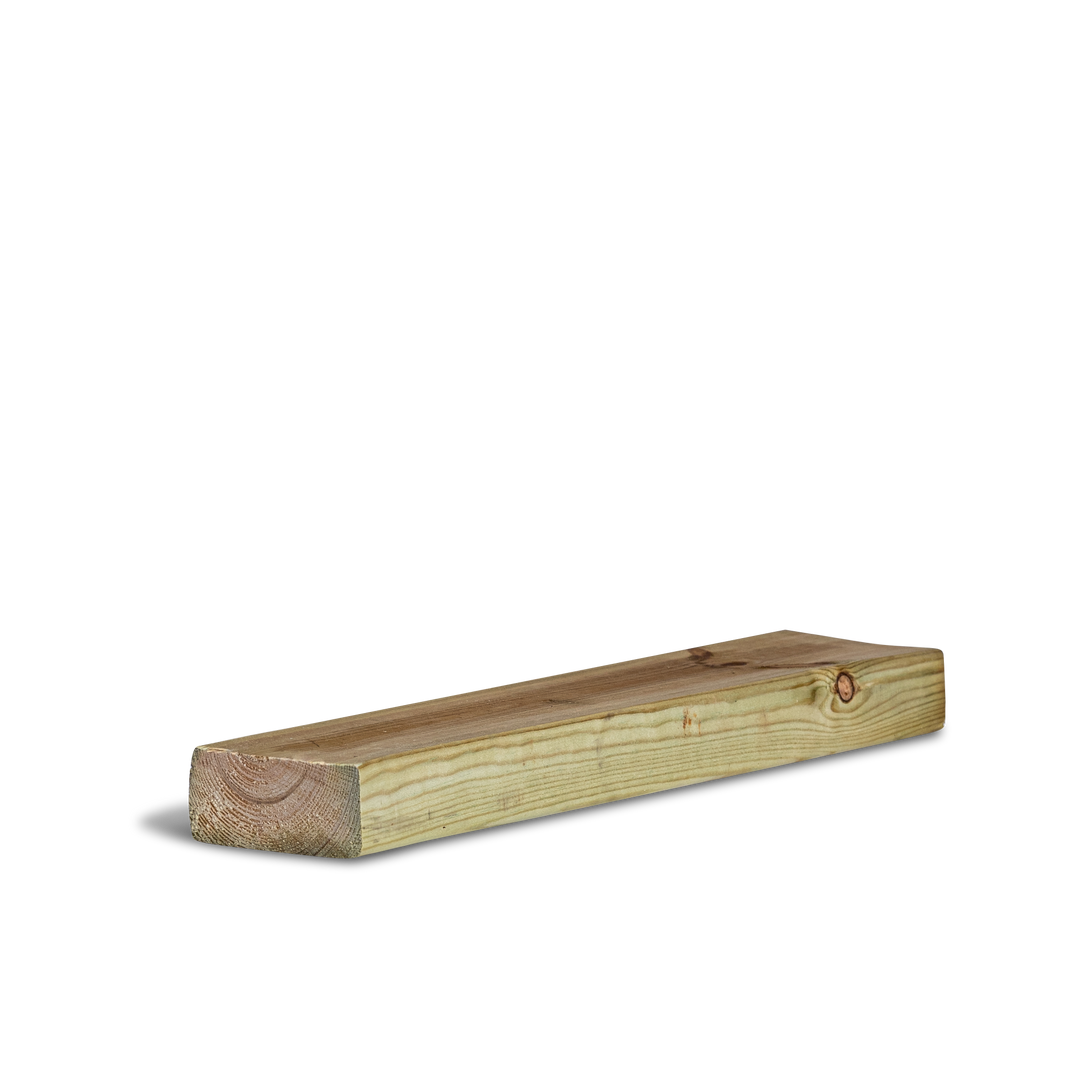 עץ אורן מוקצע פרופיל פינה עגולה + שימור נגד מזיקים